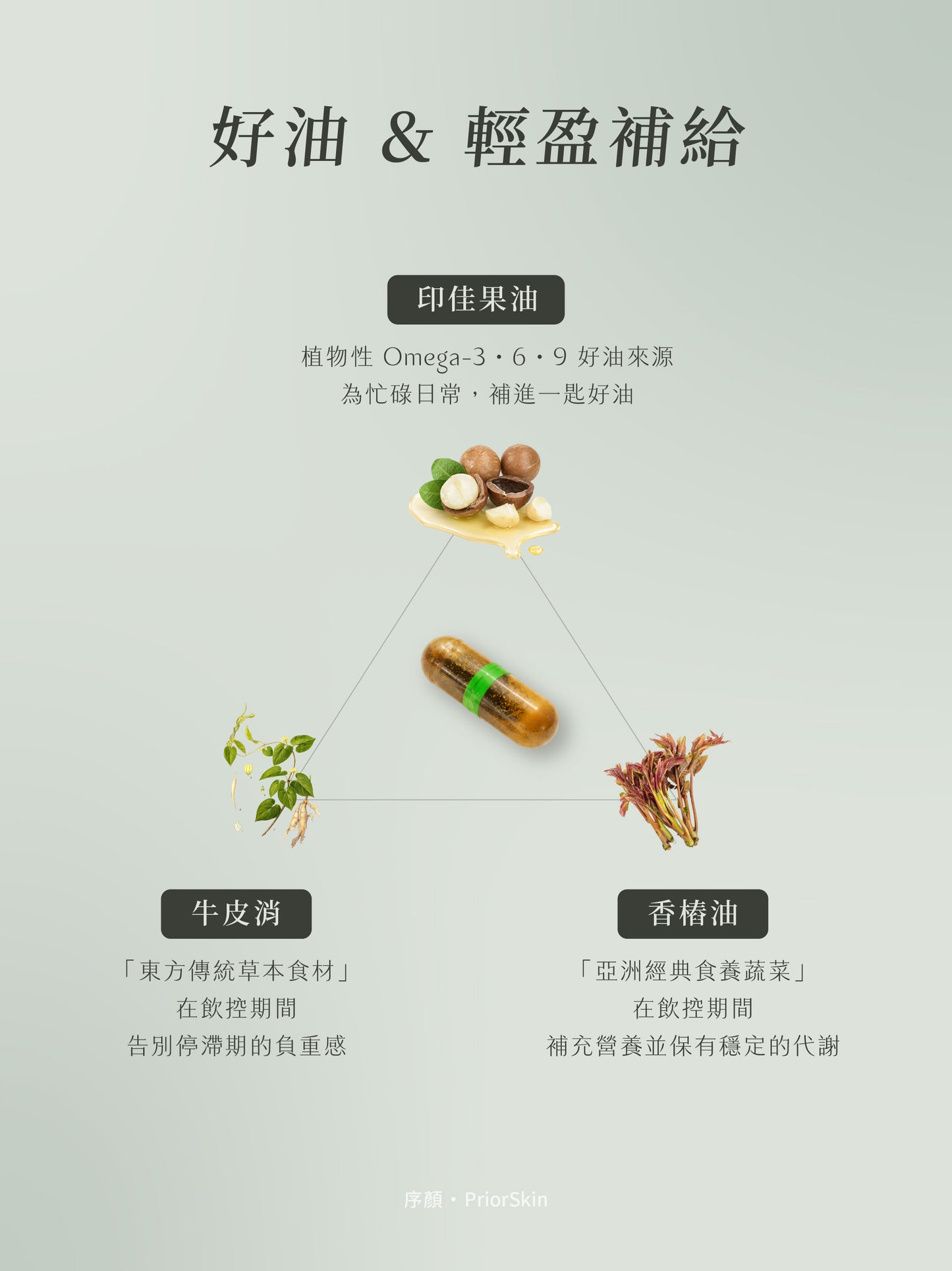 平衡油萃膠囊｜序顏PriorSkin